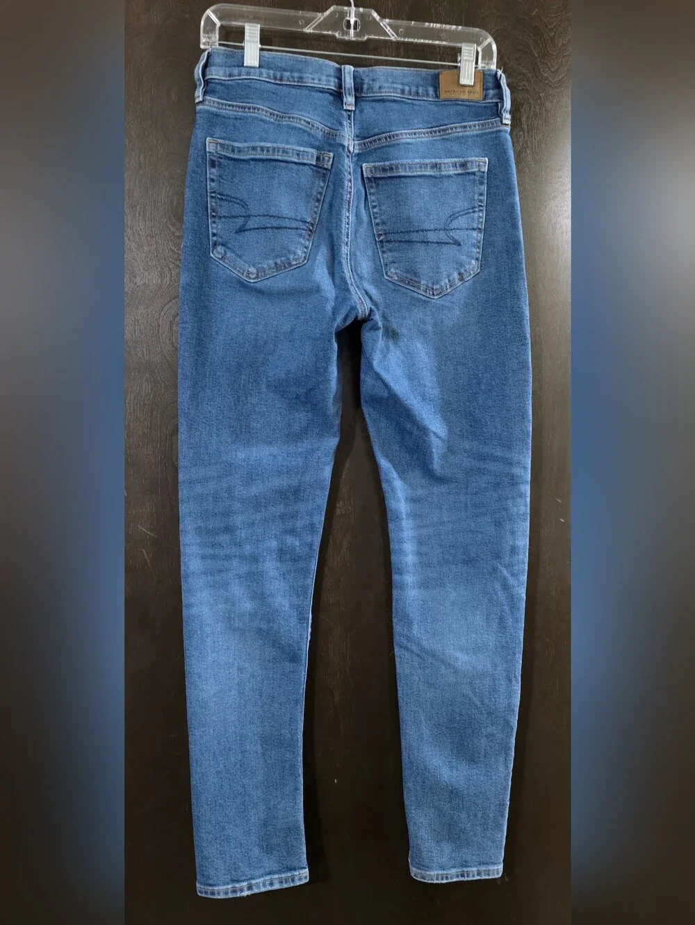 American Eagle Outfitters Women's 90s Skinny Jeans Medium Wash Stretch Size 4R